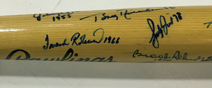 World Series MVP signed bat 10 auto Frank Robinson Bob Gibson Don Larsen Jackson