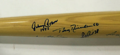 World Series MVP signed bat 10 auto Frank Robinson Bob Gibson Don Larsen Jackson