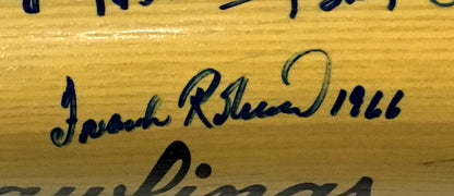 World Series MVP signed bat 10 auto Frank Robinson Bob Gibson Don Larsen Jackson