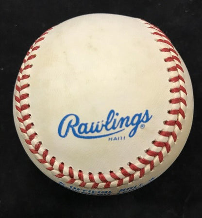Bob Lemon Signed AL Bobby Brown Baseball HOF Autograph Indians Yankees CBM COA