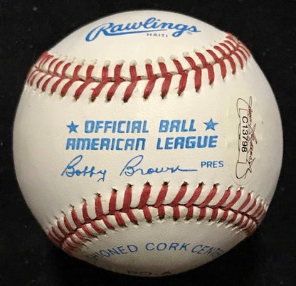 Hal Reniff Signed Official AL Baseball Autograph New York Yankees JSA COA Mint