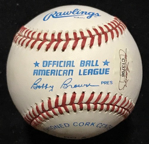 Hal Reniff Signed Official AL Baseball Autograph New York Yankees JSA COA Mint