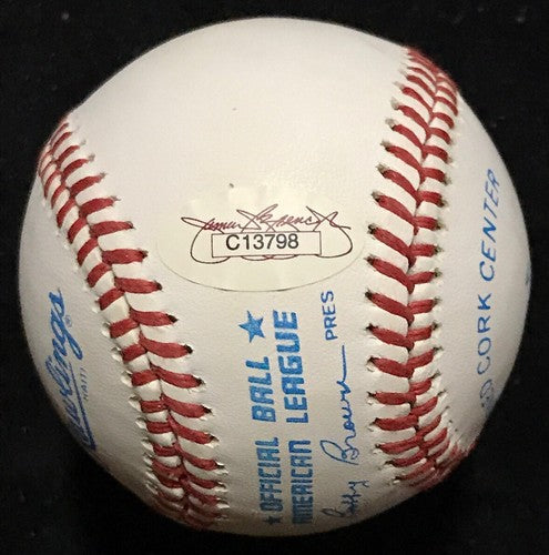 Hal Reniff Signed Official AL Baseball Autograph New York Yankees JSA COA Mint