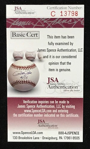 Hal Reniff Signed Official AL Baseball Autograph New York Yankees JSA COA Mint