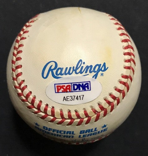Dan Quayle Signed Official AL Baseball Autograph 44th Vice President USA PSA COA