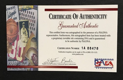 Don Newcombe Signed Official NL Stat Baseball Auto Dodgers MVP ROY #36 PSA COA