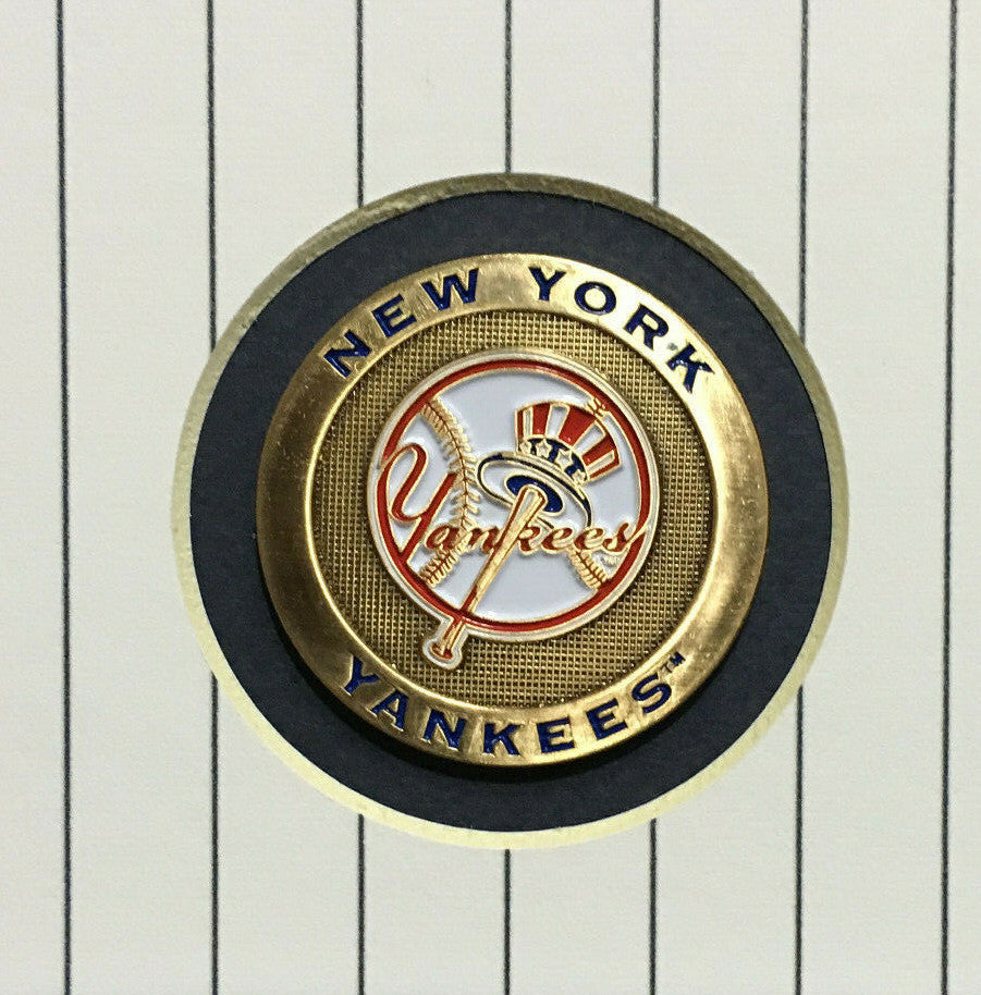 Roger Maris signed 8x10 photo framed Yankee coin Autograph JSA PSA LOA
