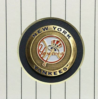 Roger Maris signed 8x10 photo framed Yankee coin Autograph JSA PSA LOA
