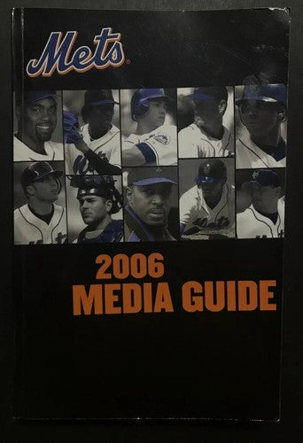 2006 NL East Champion New York Mets Media   Guide Program David Wright Reyes
