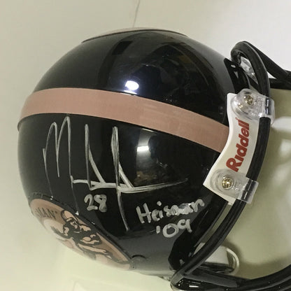 Mark Ingram Saints signed mini helmet ins 09 Heisman autograph CBM COA