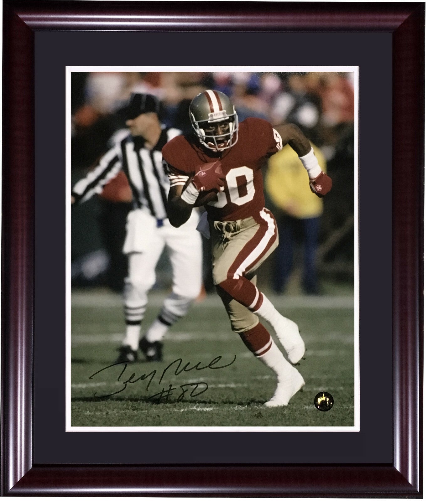 Jerry Rice 49ers signed 11x14 photo #80 framed mint autograph HOF Holo COA