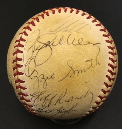 1986 Super Major Japan Series team signed baseball 26 Auto Tony Gwynn Ripken COA