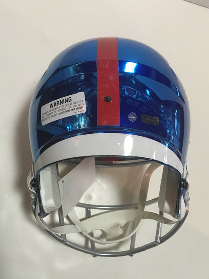 Saquon Barkley Giants ROY Signed FS Chrome helmet Rookie auto Steiner Panini COA