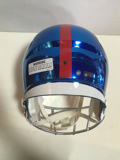 Saquon Barkley Giants ROY Signed FS Chrome helmet Rookie auto Steiner Panini COA