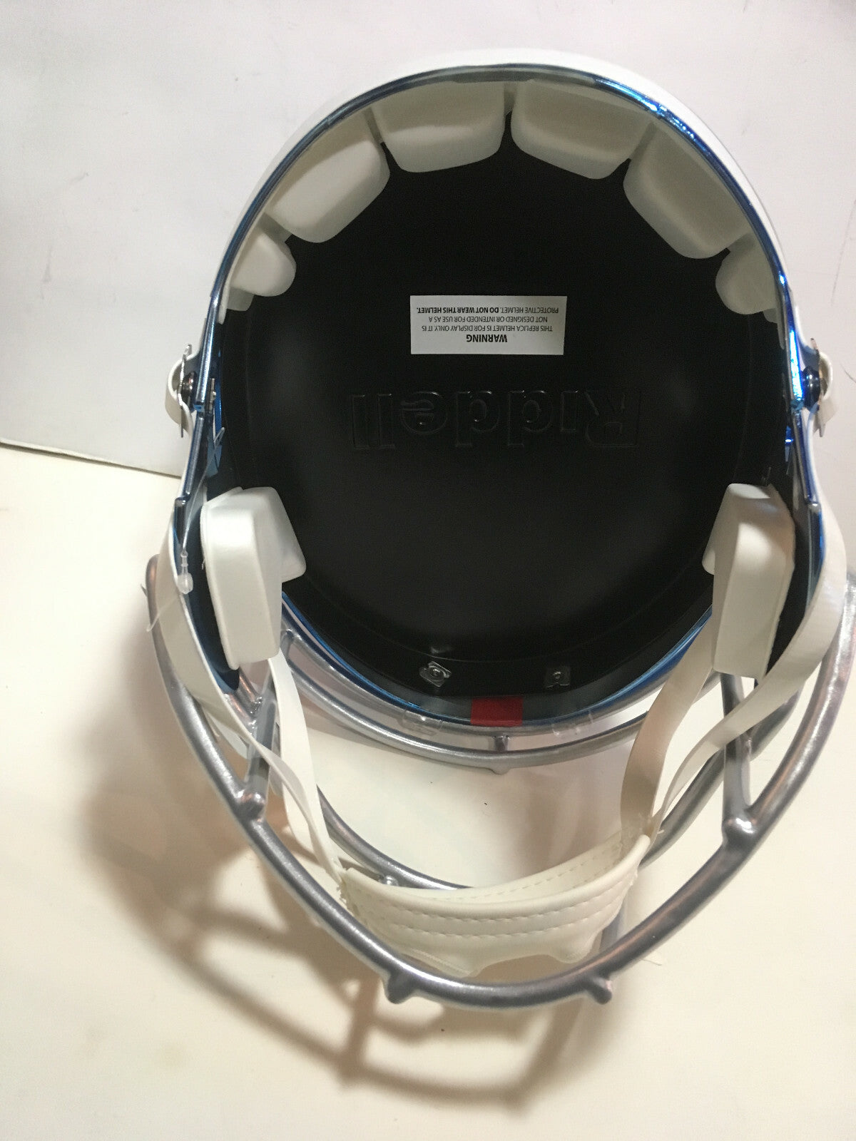 Saquon Barkley Giants ROY Signed FS Chrome helmet Rookie auto Steiner Panini COA