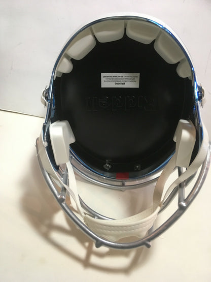Saquon Barkley Giants ROY Signed FS Chrome helmet Rookie auto Steiner Panini COA