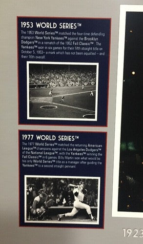 YANKEE STADIUM Final Season 1923- 2008  16x20 Photo File Mlb Holo Derek Jeter