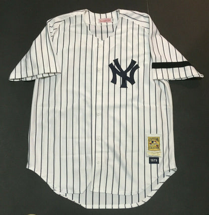 Sparky Lyle Mitchell & Ness 1979 Throwback Yankees #28 Cooperstown jersey rare