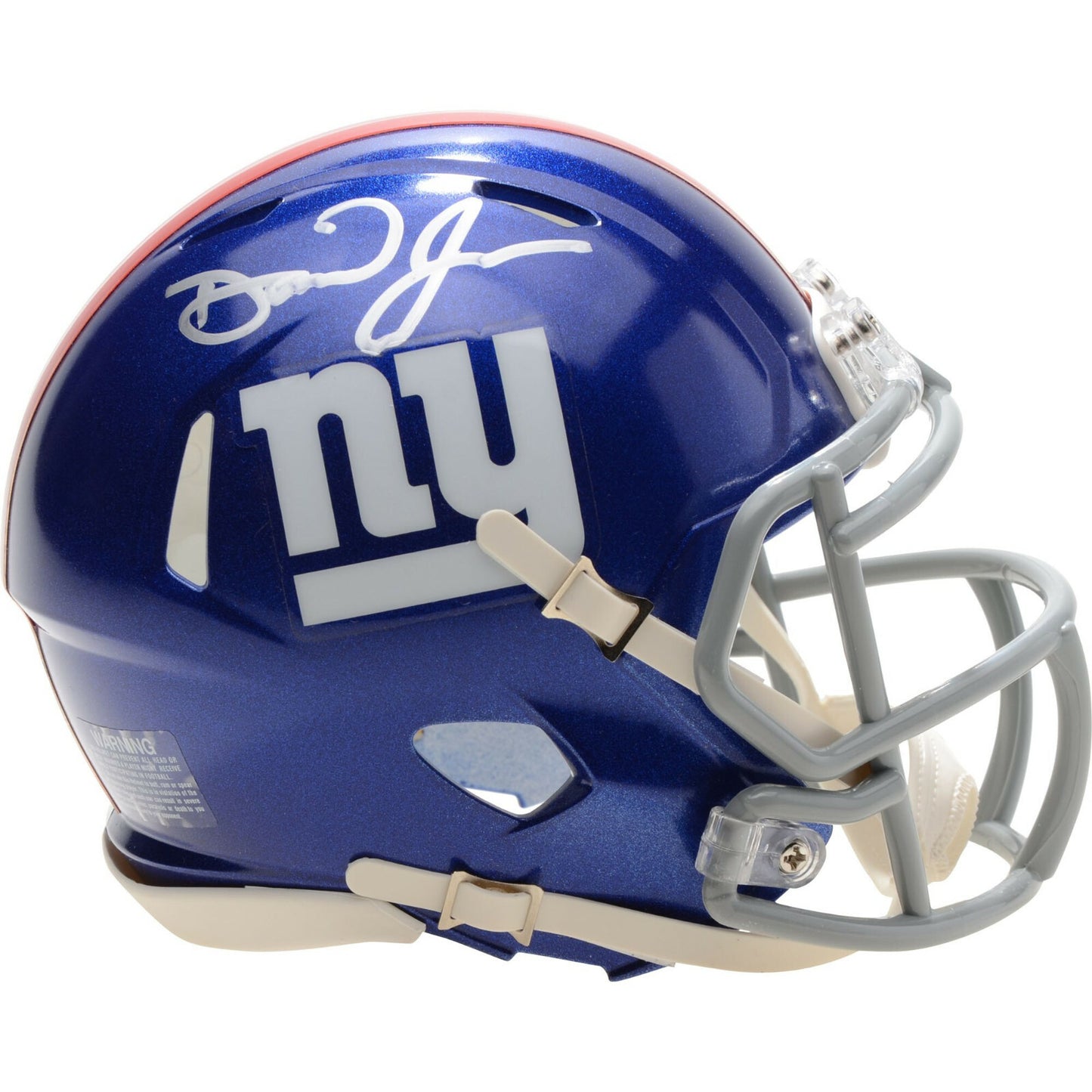 Daniel Jones signed Giants Speed Mini Helmet Rookie Auto Colts  Fanatics COA