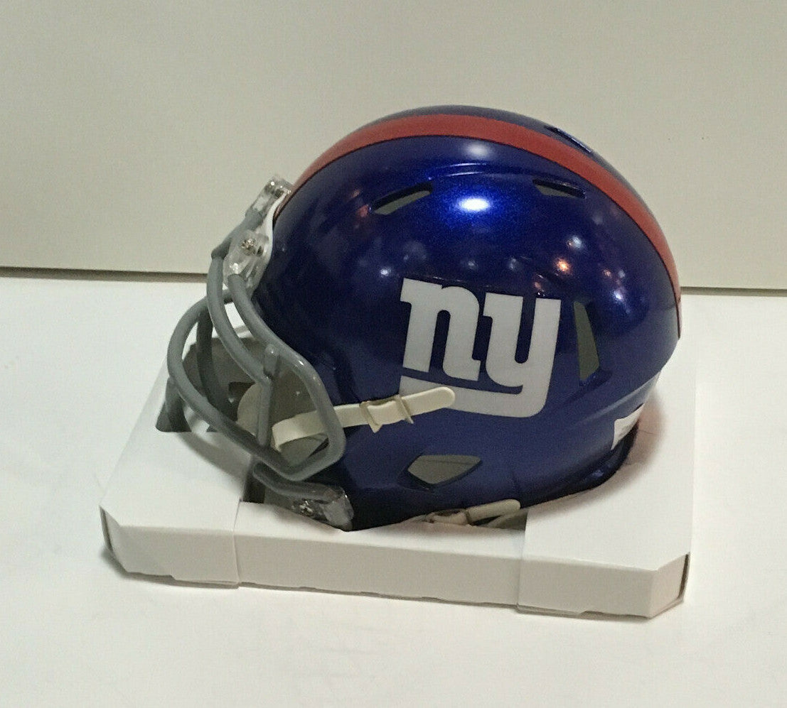 Daniel Jones signed Giants Speed Mini Helmet Rookie Auto Colts  Fanatics COA