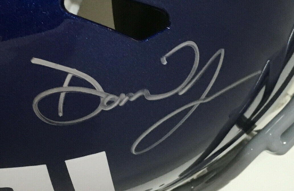 Daniel Jones signed NY Giants Speed Authentic Helmet Rookie Auto Colts Fanatics