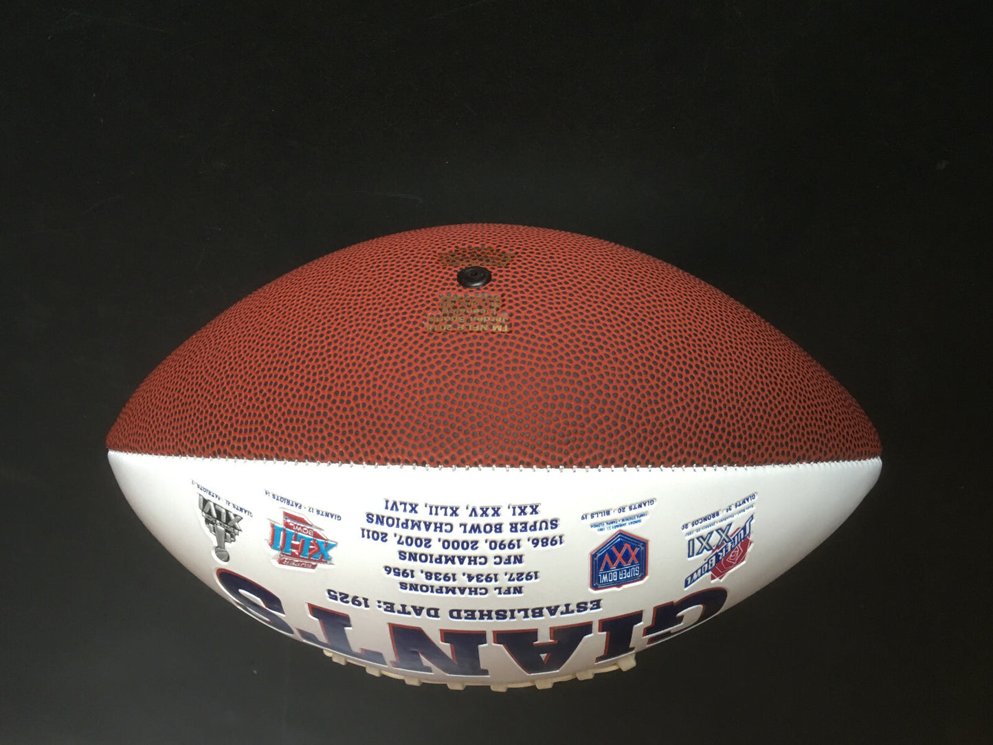 Daniel Jones signed NY Giants logo Football Rookie Auto Colts  Fanatics COA