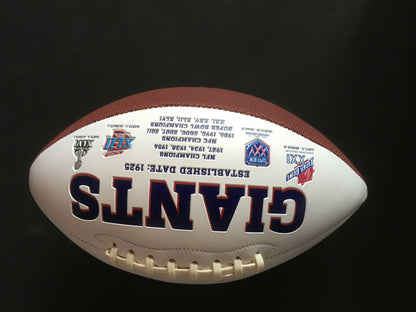 Daniel Jones signed NY Giants logo Football Rookie Auto Colts  Fanatics COA