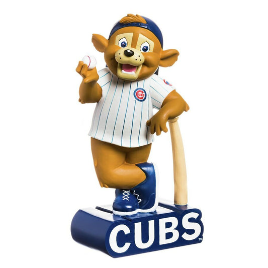 Chicago Cubs Clark Mascot Indoor Outdoor 12" Resin Statue MLB Ryne Sandberg New