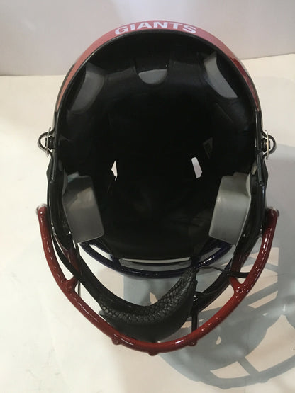 Daniel Jones Giants Signed Riddell Victor Pro helmet 2019 1st Rd Pick Auto BAS