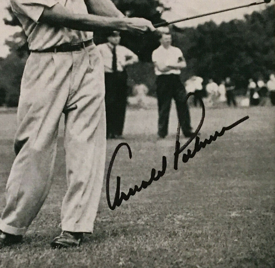 Arnold Palmer signed 1954 Turning Point Golf World Litho framed auto /100