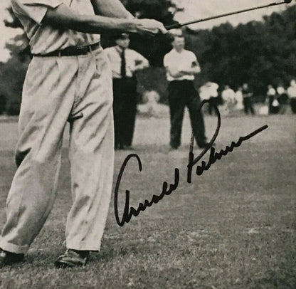 Arnold Palmer signed 1954 Turning Point Golf World Litho framed auto /100