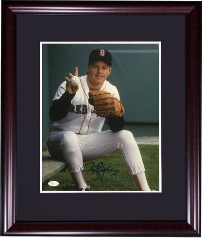 Roger Clemens Red Sox signed 11x14 20Ks photo framed mint autograph JSA COA