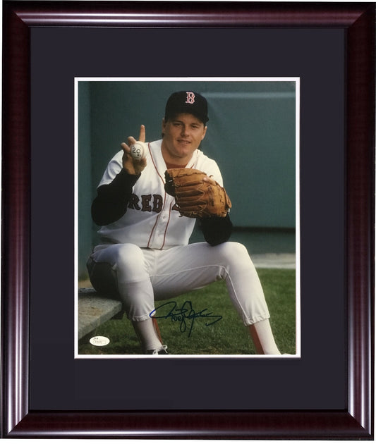 Roger Clemens Red Sox signed 11x14 20Ks photo framed mint autograph JSA COA