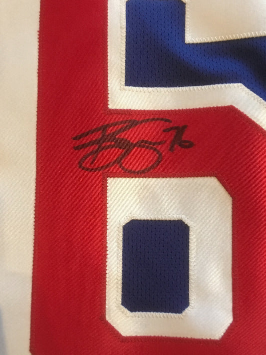 Brady Skjei signed Rangers #76 Reebok Jersey Autograph Steiner Holo COA