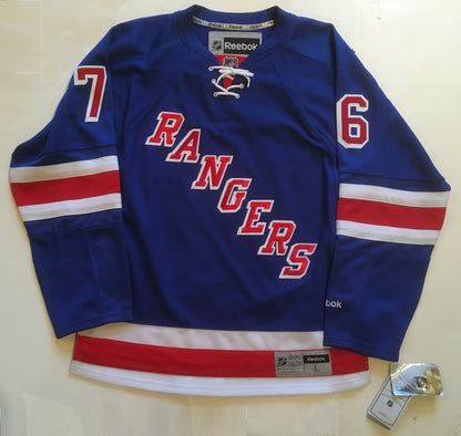 Brady Skjei signed Rangers #76 Reebok Jersey Autograph Steiner Holo COA
