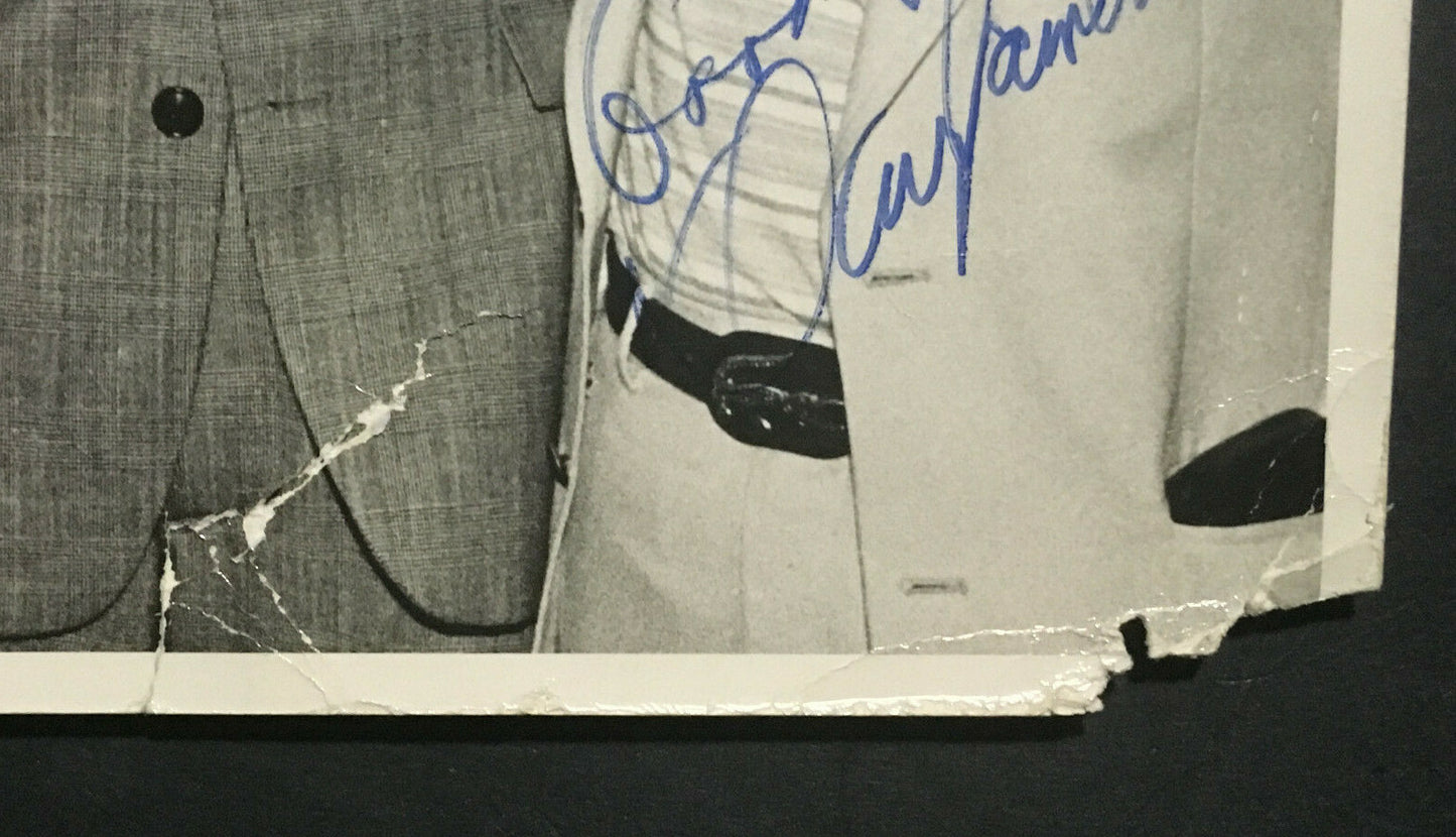 Billy Martin Danny Lawler signed 11x14 photo To Rudy Giuliani 2 auto RARE PSA
