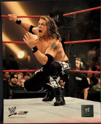 Edge 8x10 Photo Wwe PhotoFile Licensed Holo Wrestling Mint Action Photograph