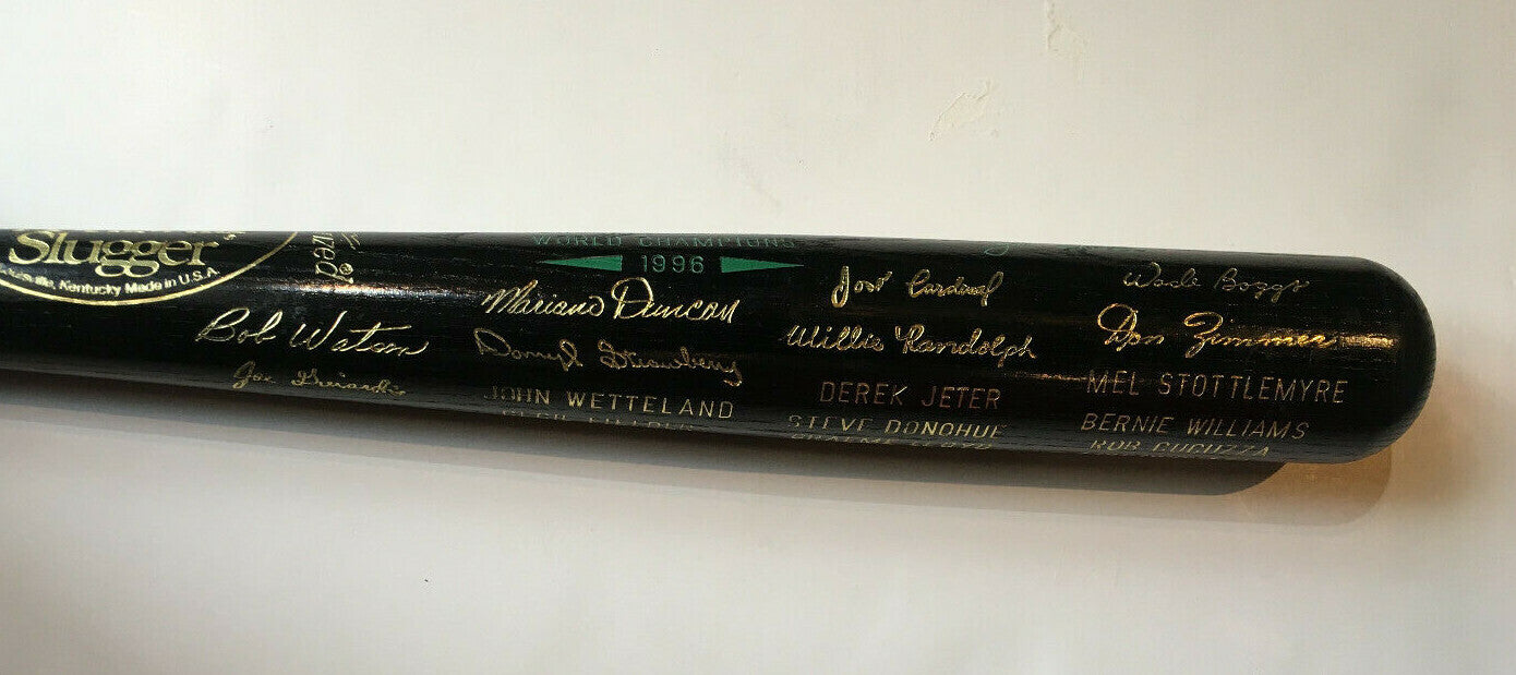 1996 NY Yankees World Series Champions 35" Engraved LS Baseball Bat RARE