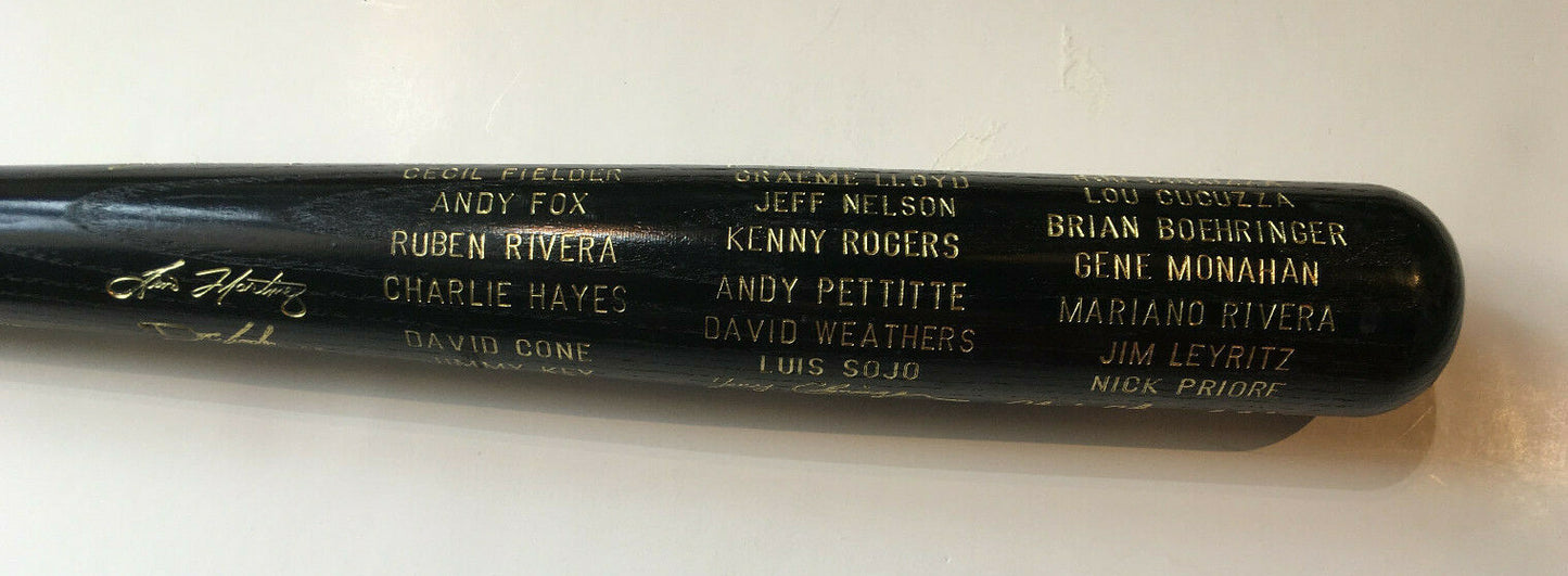 1996 NY Yankees World Series Champions 35" Engraved LS Baseball Bat RARE