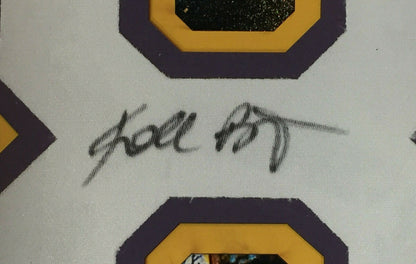 Kobe Bryant Signed Lakers #8 Jersey # 2001 finals 20x24 PHOTO framed PSA coa