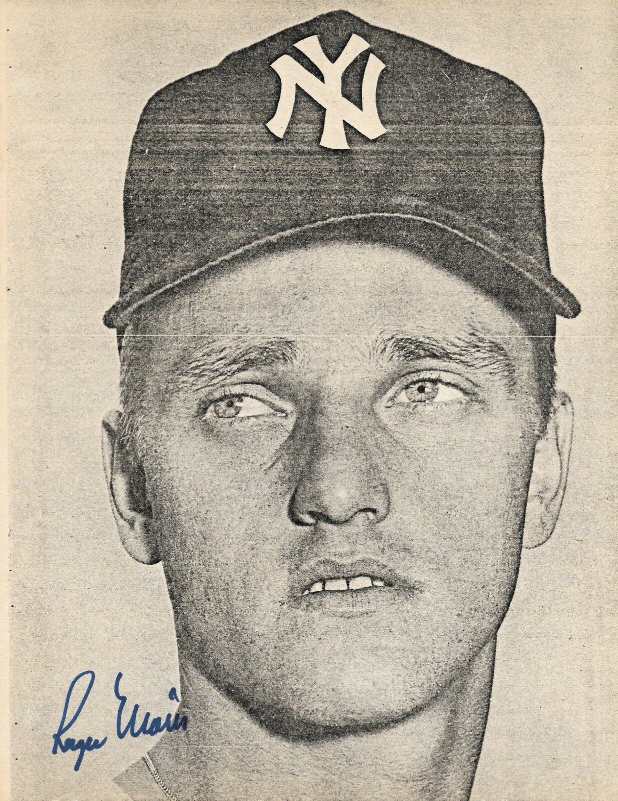 Roger Maris signed 8.5x11 photo framed Yankees coin PSA LOA Mint 9 Graded Auto