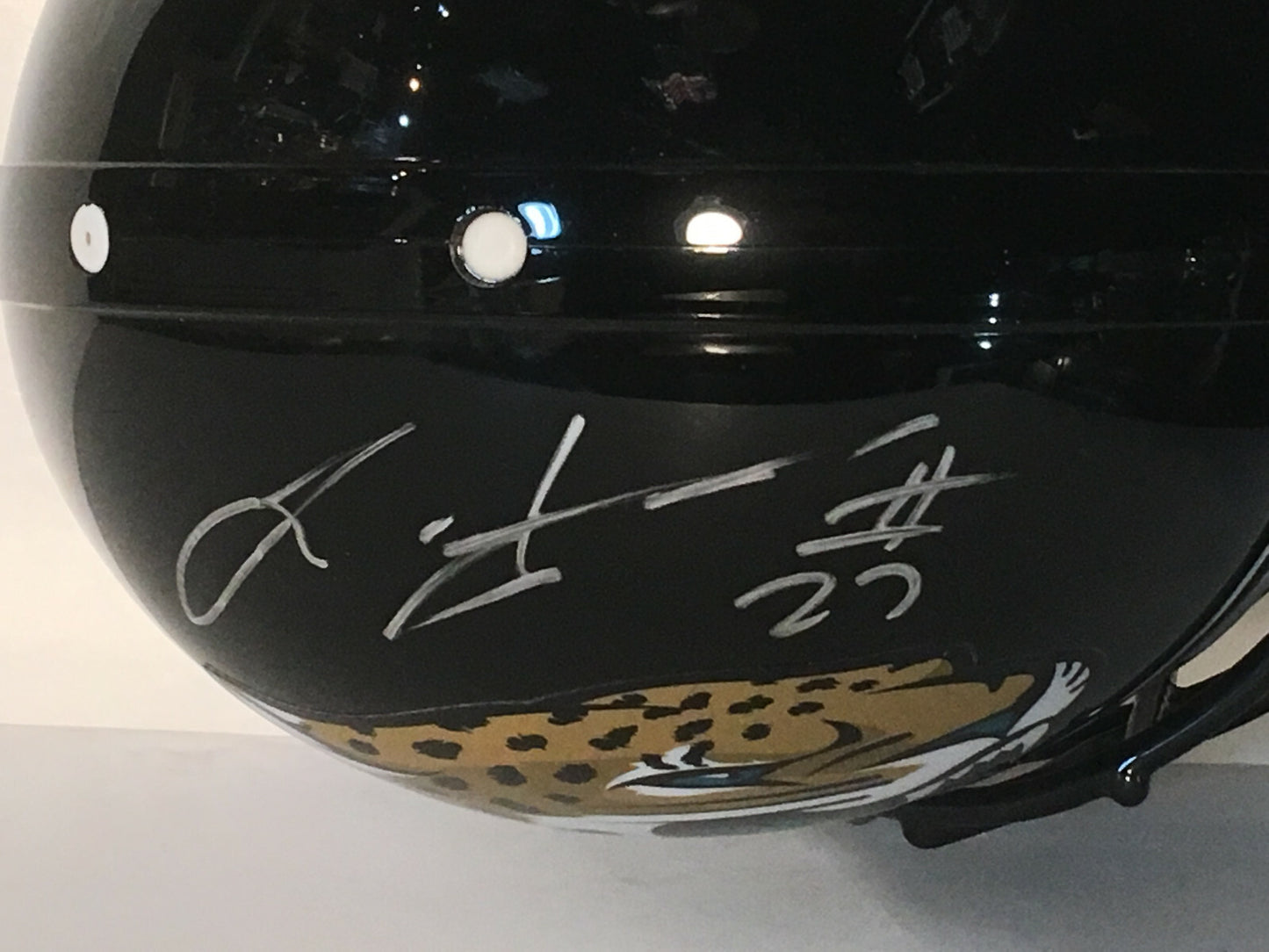 Leonard Fournette Jaguars signed Proline FS helmet auto Fanatics Panini COA
