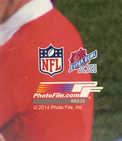 1986  Super Bowl 16x20 Ny Giants Bill Parcells Photo Gatorade Dunk NFL holo