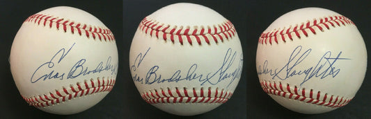 Enos Bradsher Slaughter signed Full Name AL Baseball mint autograph PSA COA