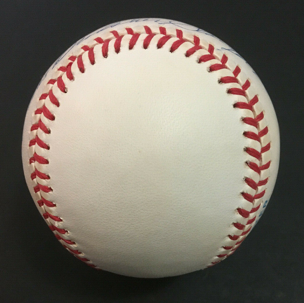 Enos Bradsher Slaughter signed Full Name AL Baseball mint autograph PSA COA