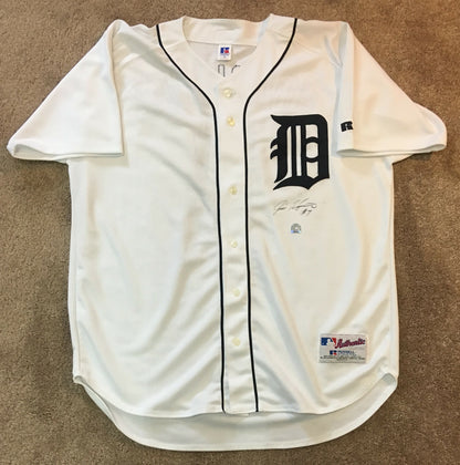 Ivan Rodriguez signed Authentic Tigers Baseball Jersey auto HOF MLB Holo COA