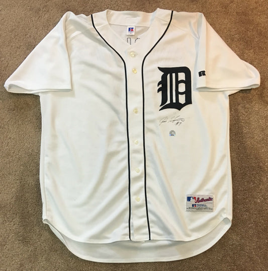 Ivan Rodriguez signed Authentic Tigers Baseball Jersey auto HOF MLB Holo COA