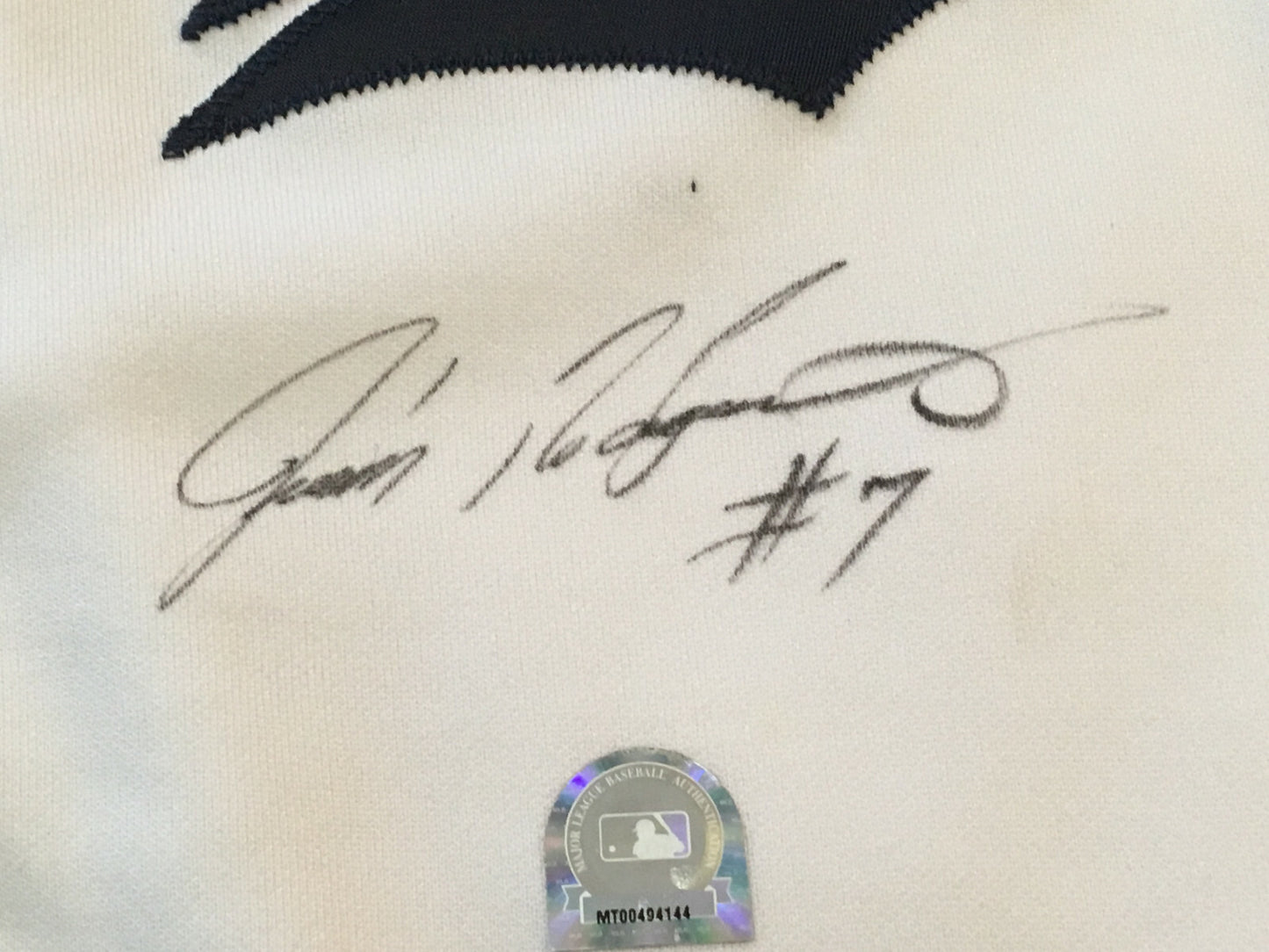 Ivan Rodriguez signed Authentic Tigers Baseball Jersey auto HOF MLB Holo COA