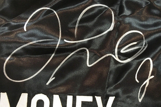 Floyd Mayweather Money signed boxing shorts trunks autograph Beckett BAS COA