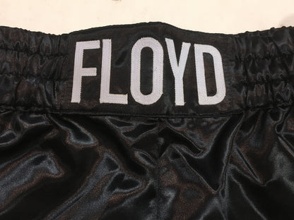 Floyd Mayweather Money signed boxing shorts trunks autograph Beckett BAS COA